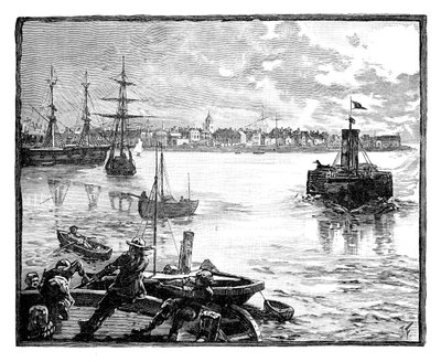 Portsmouth Harbour, Hampshire, c1888 od Unbekannt