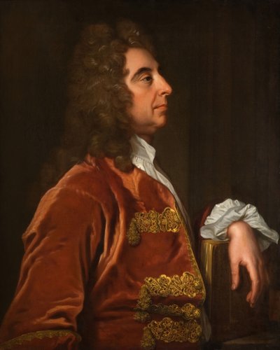 Portrét muže v červeném, 1700-1750. od Unbekannt