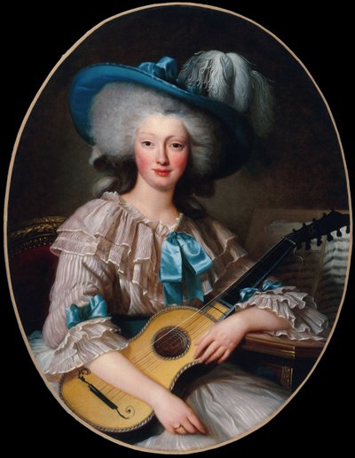 Portrét Félicité-Louise de Frézals 1765-1854, narozená Esmangard de Beauval..., 1785. od Unbekannt