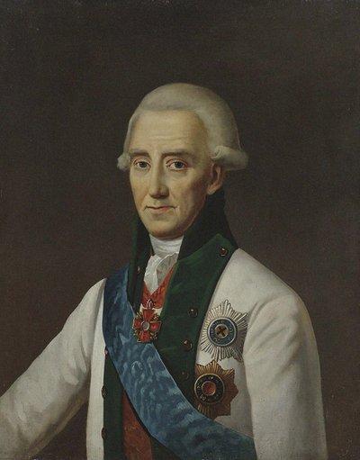Portrét admirála Vasilije Čičagova 1726-1809. od Unbekannt