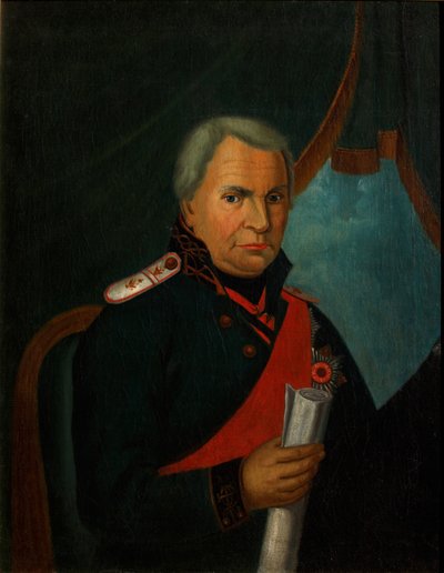 Portrét Alexandra Semjonoviče Šiškova 1754-1841, 20. léta 19. století od Unbekannt