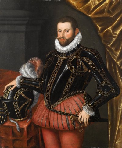 Portrét arcivévody Ernesta Rakouského 1553-1595, druhá polovina 16. od Unbekannt