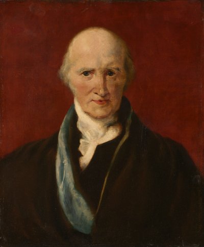 Portrét Benjamina Westa, 1818 nebo později. od Unbekannt
