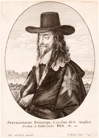 Portrét Karla I., hospoda. 1649. od Unbekannt