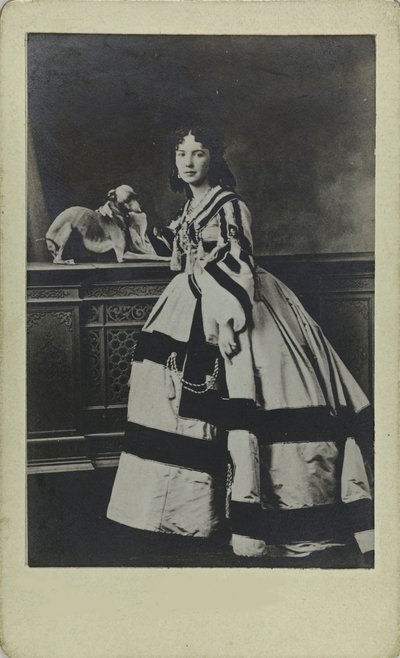 Portrét Cora Pearl 1836-1886, cca 1865. od Unbekannt