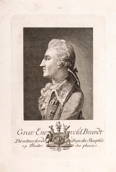 Portrét hraběte Enevold Brandt 1738-1772. od Unbekannt