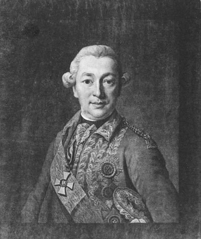Portrét hraběte Ivana Petroviče Saltykova 17301805, polovina 18. stol. od Unbekannt