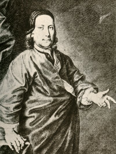 Portrét hraběte Zinzendorfa v kazatelském rouchu, c1740, 1937. od Unbekannt