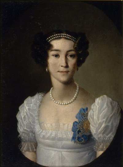 Portrét hraběnky Anny Alexejevny Orlové z Chesmy 1785-1848, počátek 19. stol. od Unbekannt