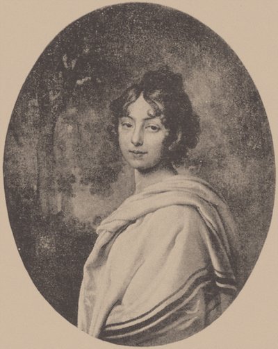 Portrait of Countess Maria Pavlovna von Pahlen, née Skavronskaya, c. 1810 od Unbekannt