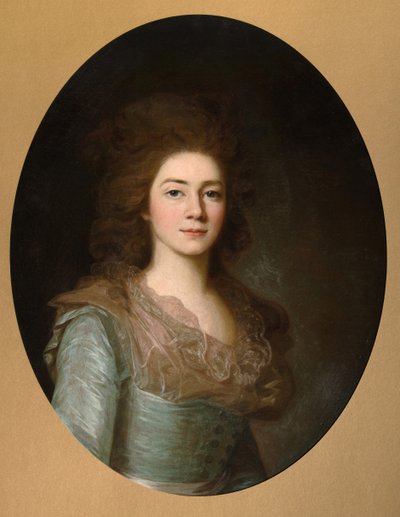 Portrét hraběnky Varvary Ivanovny Golitsyny -1804, rozené Shipové, 90. léta 18. století od Unbekannt