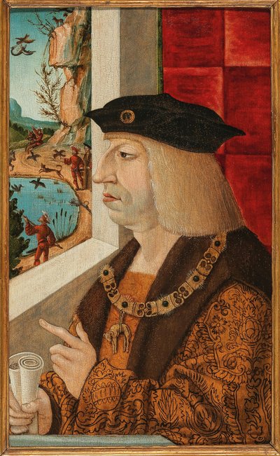 Portrét císaře Maxmiliána I. 1459-1519, 16. stol. od Unbekannt