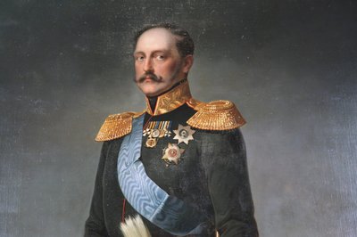 „Portrét císaře Mikuláše I.“, polovina 19. století od Unbekannt