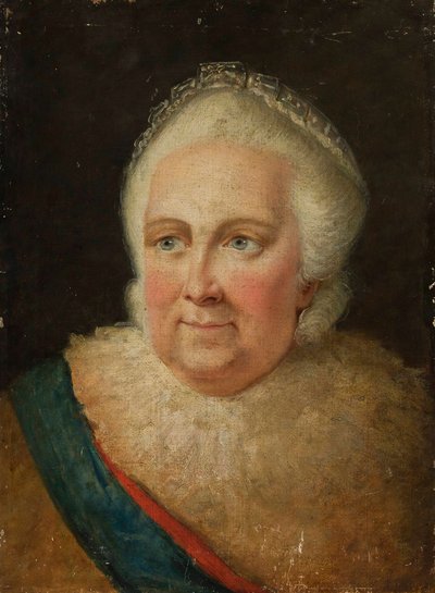 Portrét císařovny Kateřiny II 1729-1796, konec 90. let 18. století. od Unbekannt