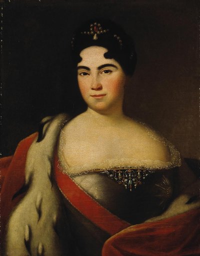 Portrét císařovny Kateřiny I. 1684-1727, první třetina 18. stol. od Unbekannt