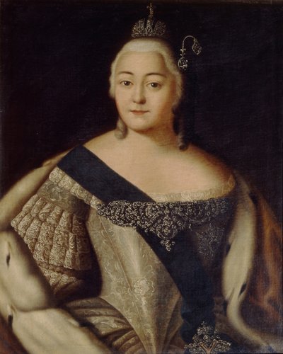Portrét císařovny Alžběty 1709-1762, druhá polovina 18. stol. od Unbekannt