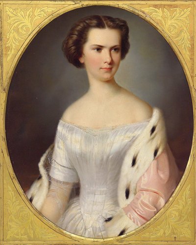 Portrét císařovny Alžběty Rakouské, cca 1855. od Unbekannt