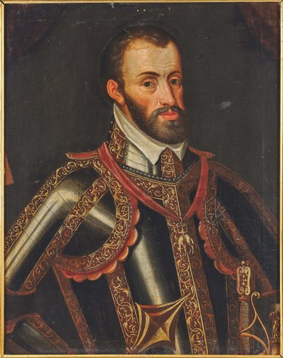 Portrét Ferdinanda II. 1529-1595, arcivévody rakouského. od Unbekannt