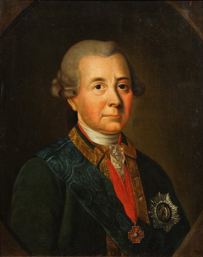Portrét Fjodora Ivanoviče Wadkowského 1712-1783 od Unbekannt