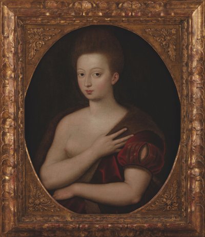 Portrét Gabrielle dEstrées 1573-1599, před rokem 1600. od Unbekannt