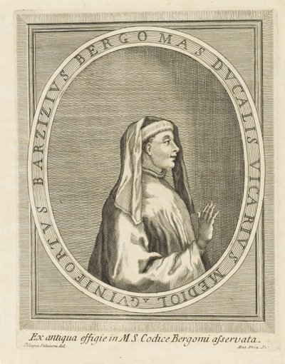 Portrét Gasparina de Bergamo, 1716-1717. od Unbekannt