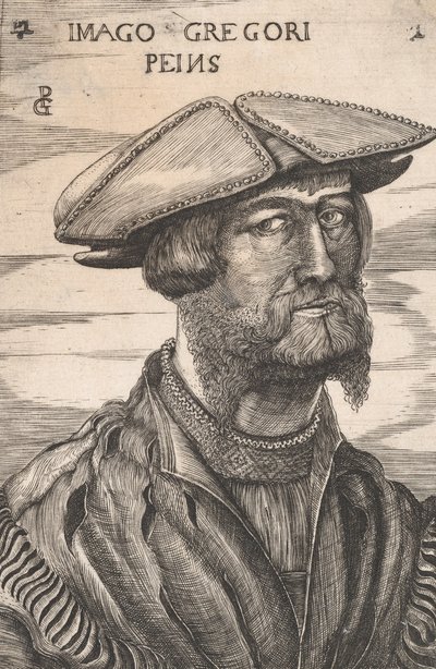 Portrét Georga Pencze Imago Gregori Peinse. od Unbekannt