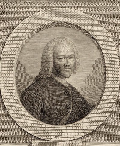 Portrét Georga Philippa Telemanna 1681-1767. od Unbekannt