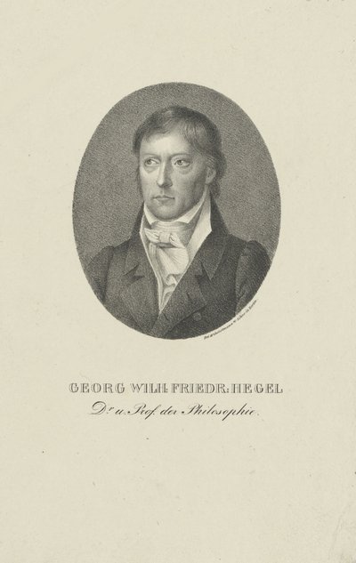 Portrét Georga Wilhelma Friedricha Hegela 1770-1831. od Unbekannt