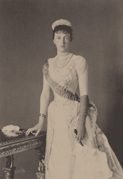 Portrét velkovévodkyně Anastasie Michajlovna Ruska 1860-1922, 1889. od Unbekannt