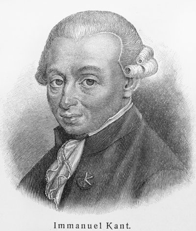 Portrét Immanuela Kanta 1724-1804 od Unbekannt