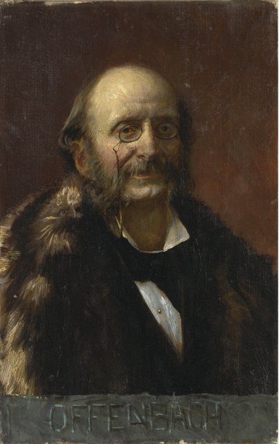 Portrét Jacquese Offenbacha 1819-1880 od Unbekannt
