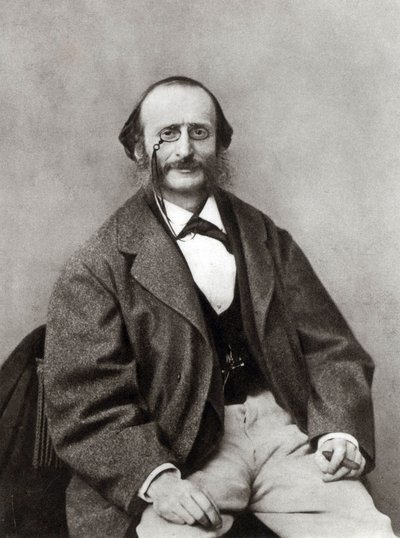 Portrét Jacquese Offenbacha 1819-1880, cca 1865. od Unbekannt