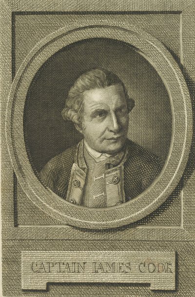 Portrét Jamese Cooka, po roce 1771. od Unbekannt