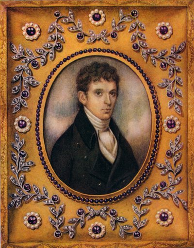 Portrét Jamese H. Leigha Hunta, c1810 od Unbekannt