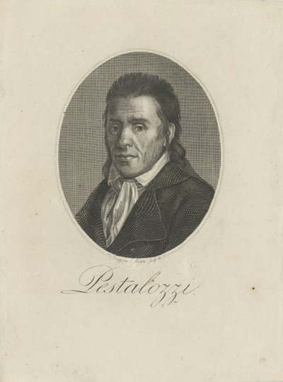 Portrét Johanna Heinricha Pestalozziho 1746-1827, 1805. od Unbekannt