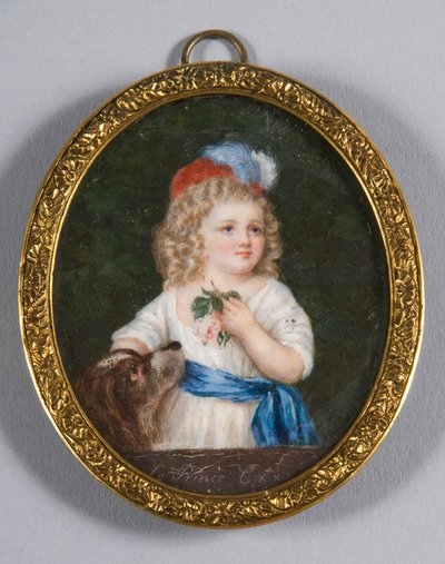 Portrét Louis-Charles, prince Royal Francie 1785-1795, 19. století od Unbekannt