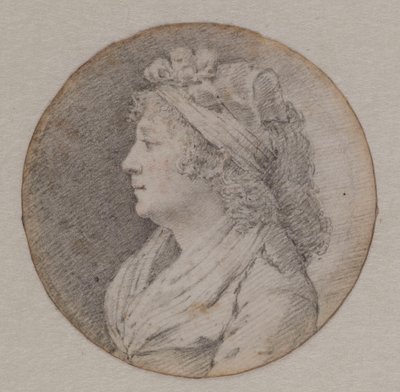 Portrét Marie Louise Savojské 1749-1792, princezny z Lamballe. od Unbekannt