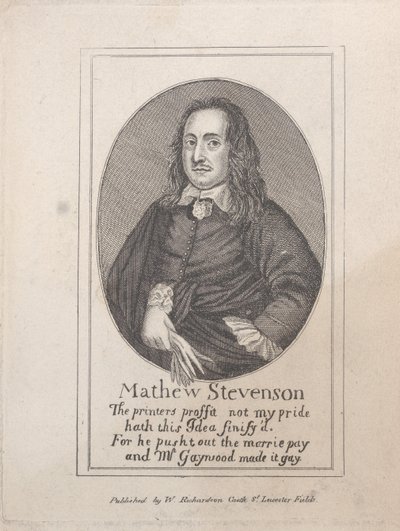 Portrét Mathewa Stevensona, konec 18.-začátek 19. století. od Unbekannt