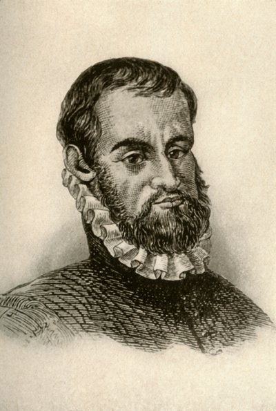 Portrét Pedra Menendeze de Aviles, zobrazující španělské šaty, c1570-1580, 1937. od Unbekannt