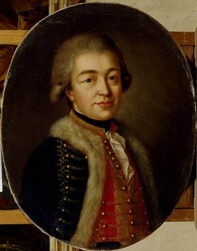 Portrét prince Štěpána Borisoviče Kurakina 1754-1805, druhá polovina 18. stol. od Unbekannt
