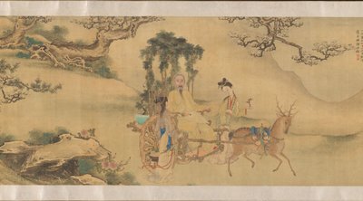 Portrét Shaoyu v masce Liu Ling, ca. 1795. od Unbekannt