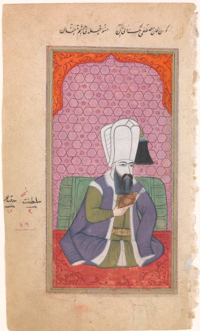 Portrét sultána Mustafy I. r. 1617-18, 1622-23, konec 17.-začátek 18. století. od Unbekannt
