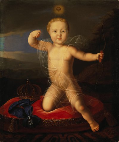 Portrét careviče Petra Petroviče z Ruska 1715-1719, první čtvrtina 19. stol. od Unbekannt