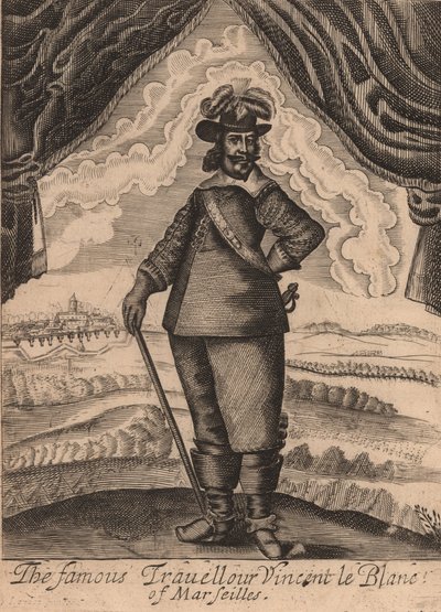 Portrét Vincenta Le Blanca, 1660. od Unbekannt