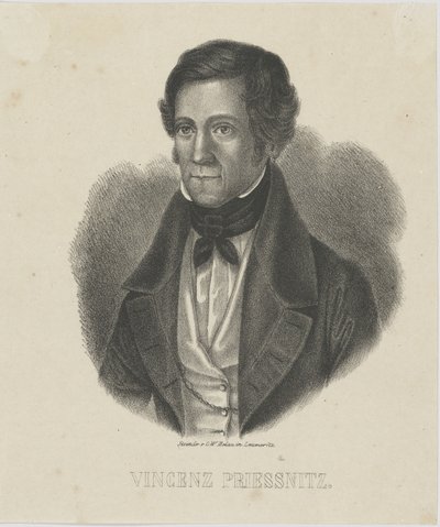Portrét Vincenze Priessnitze 1799-1851, c. 1840. od Unbekannt