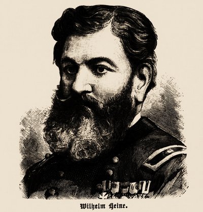 Porträt von Wilhelm Heine 1827-1885, 1886 von Unbekannt