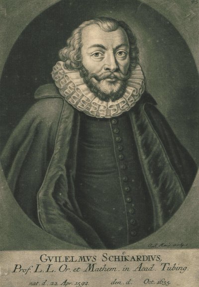 Portrét Wilhelma Schickarda 1592-1635. od Unbekannt