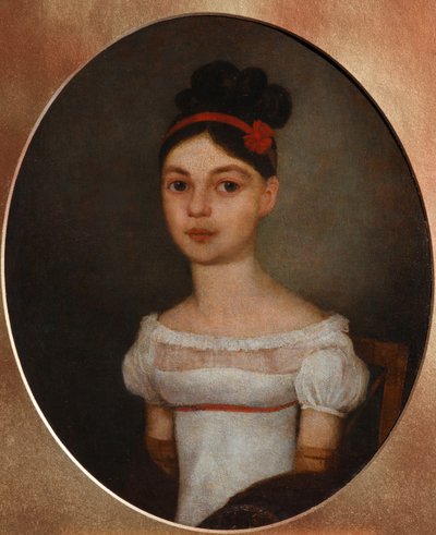 Portrét Jelizavety Fjodorovny Ozerové, rozené Zagrjazyské 1800-1885, c. 1815 od Unbekannt