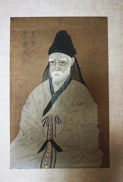 Portrét Yi Hwanga 1501-1570, 20. století. od Unbekannt