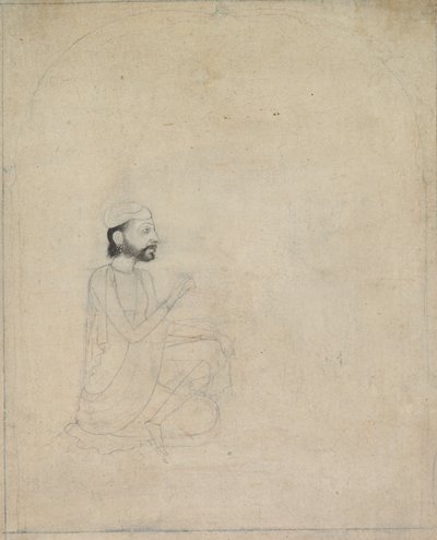 Portrét sedícího muže, c. 1830-1850. od Unbekannt